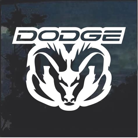 Dodge Ram Bold Window Decal Sticker – Dodge Decal Sticker | Custom Made ...