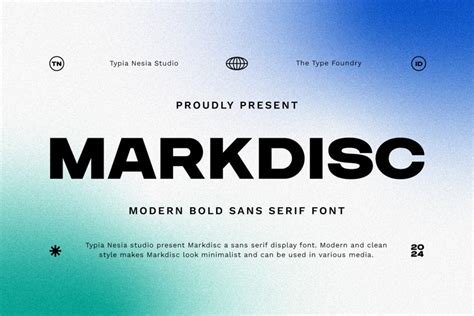 Markdisc - Modern Bold Sans Serif