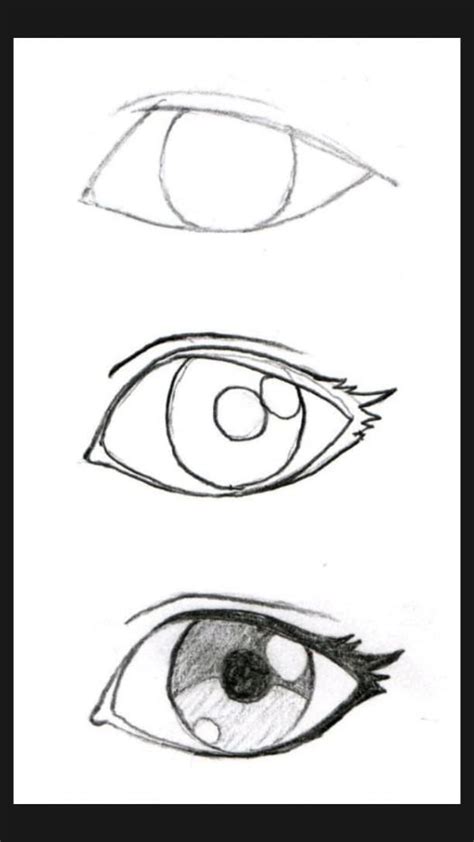 Basic eye sketching step by step for beginners – Artofit