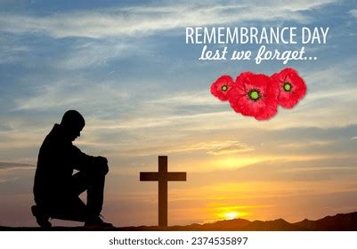 Remembrance Poppy Poppy Day Background Remembrance Stock Photo ...