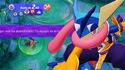 GRENINJA VUELVE A ESTAR ROTISIMO CON SURF Pokemon Unite YouTube