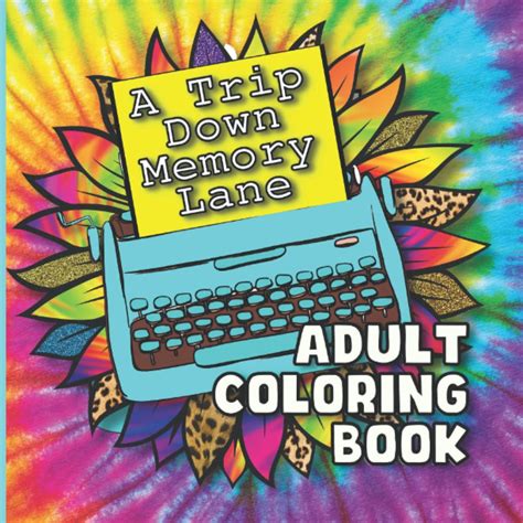 Adult Coloring Book 80s 90s 60s Vintage And Retro Easy Designs For