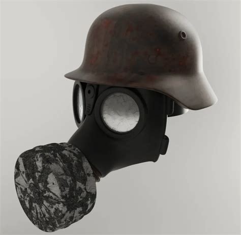 German Helmet Trailer Hitch Gas Mask Remixed By Dadonali MakerWorld