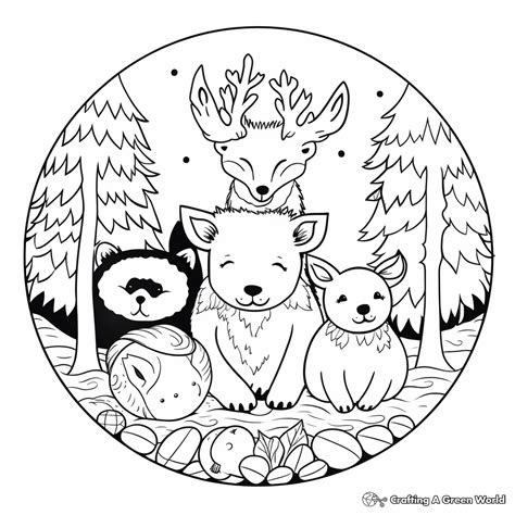 Winter Solstice Coloring Pages Free And Printable