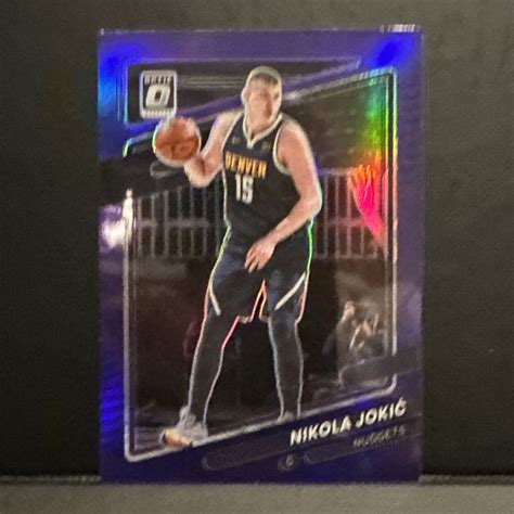 Panini Donruss Optic Basketball Nikola Jokic Purple Holo