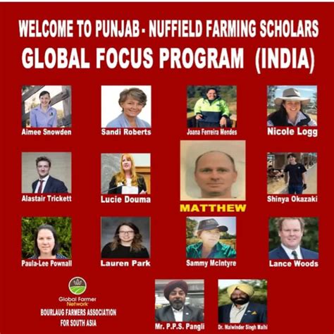 Nuffield International Farming Scholars Team Visit In Ludhiana Dairy Health And Nutrition