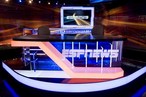 ESPN News Broadcast Set Design Gallery