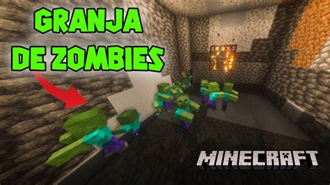 Como Hacer La GRANJA De Zombies Con SPAWN Minecraft 1 19 YouTube