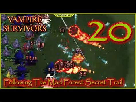 Following The Mad Forest Secret Trail Lets Play Vampire Survivors