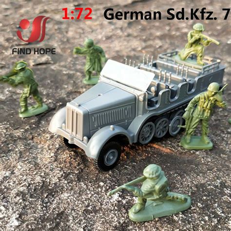 German Sd Kfz Half Track Military Vehicle Assembly Model