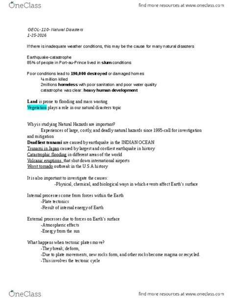 Geol Midterm Exam Guide Ultimate Pages Long Study Guide