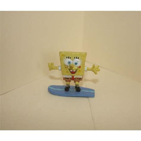 2005 Viacom Spongebob Squarepants Surfing Spongebob Mini Pvc Figure On Ebid United Kingdom