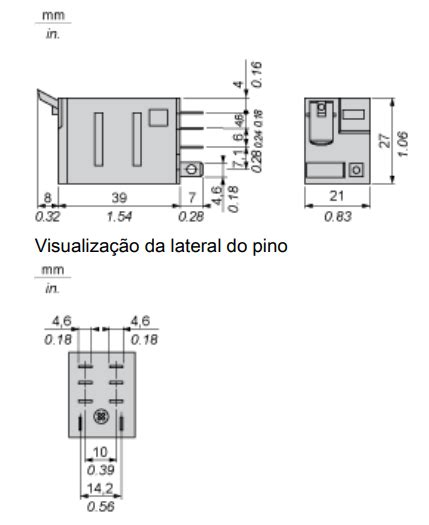 CASA DOS RELES ELETRO ELETRÔNICA LTDA Rele de Potencia RPM21P7 220VAC