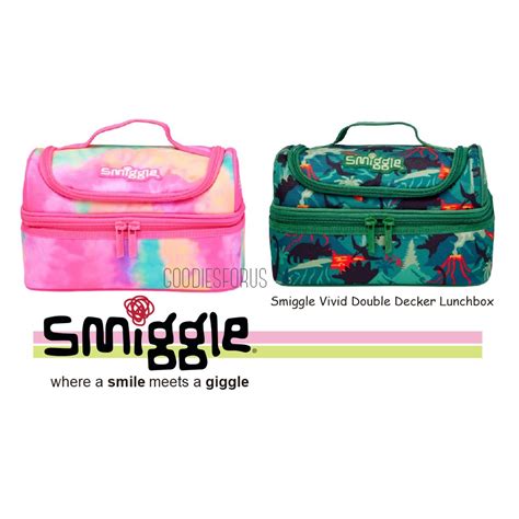 Jual Smiggle Vivid Bright Side Double Decker Lunchbox Smiggle Double