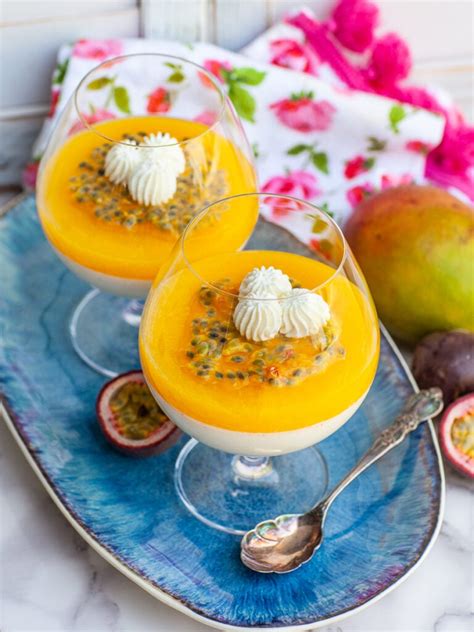 Mango Panna Cotta Easy Recipe