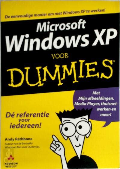 Microsoft Windows Xp Voor Dummies Andy Rathbone Fontline Isbn