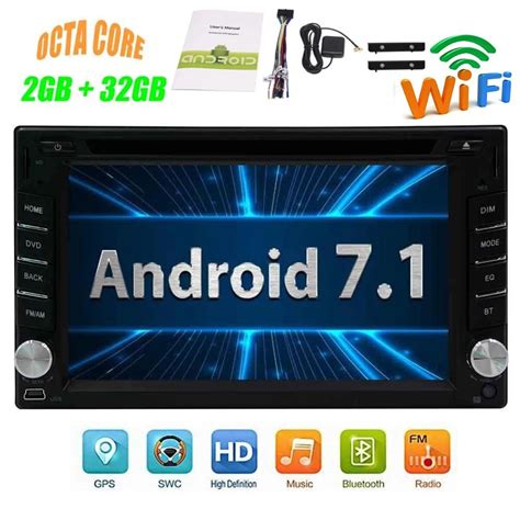 Android 7 0 Car Radio 2 Din Stereo Automotive Vehicle GPS Headunit