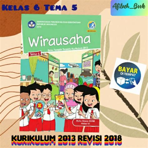 Jual Buku Paket Siswa Tematik Kelas Sd Mi Tema Wirausaha Kurikulum