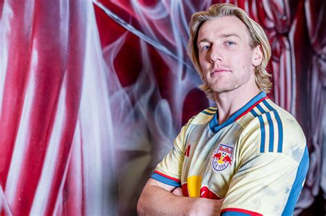 LOOK Emil Forsberg In RBNY X Daniel Patrick Kit New York Red Bulls