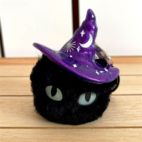 Bath Body Works Accessories Bbw Halloween Glowinthedark Black Cat Pom Pocketbac Hand