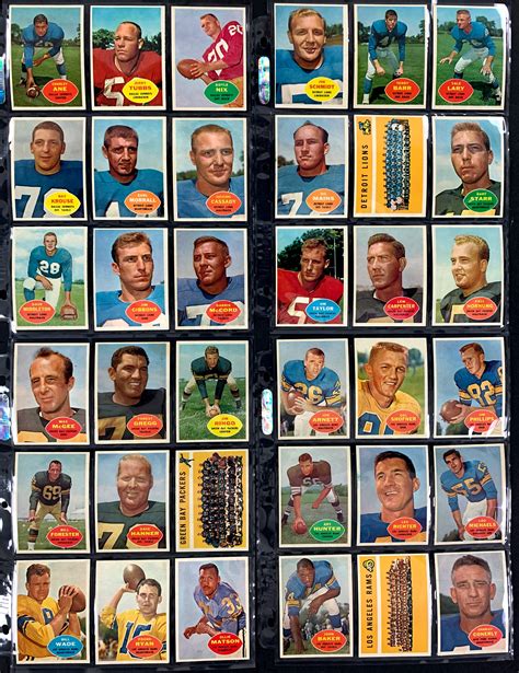 Lot Detail 1960 Topps Football Complete Set 132