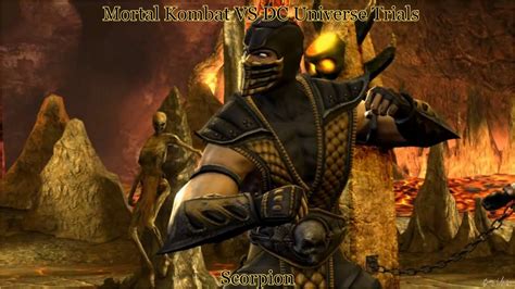 Mortal Kombat Vs Dc Universe Trials Scorpion Youtube