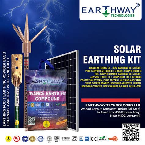 Solar Earthing Kit Application Power Supply At Best Price In Amravati Earthway Technologies Llp