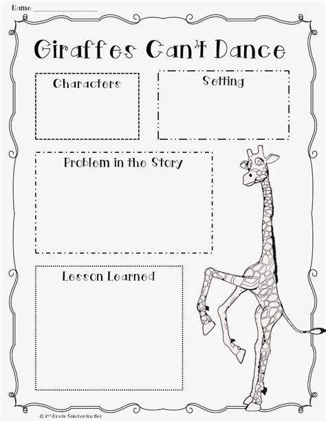 Giraffes Can T Dance Worksheets