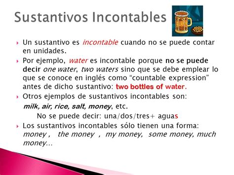 Ejemplos De Sustantivos Contables E Incontables Ingles Opciones De