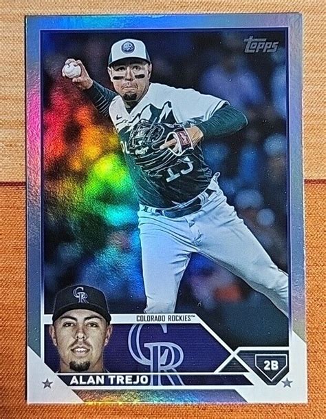 2023 Topps Update Rainbow Foil Parallel US104 ALAN TREJO Colorado