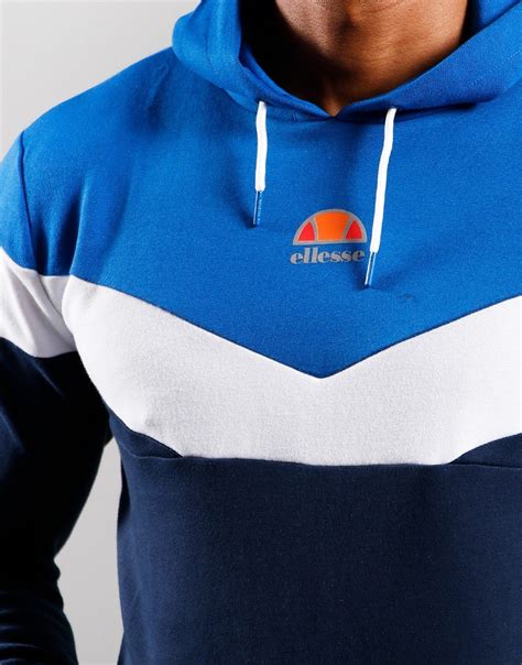 Ellesse Hugo Hoodie Navy Terraces Menswear