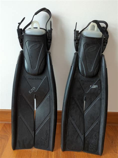 Oceanic Vortex V Scuba Diving Split Fins Regular Size Sports