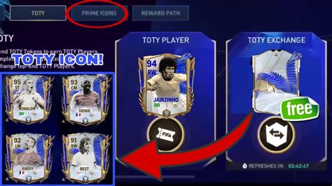 FREE TOTY ICONS FOR EVERYONE JAIRZINHO AND CANNAVARO FREE FC MOBILE