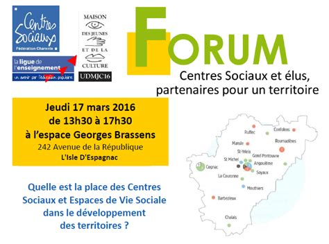 Centres Sociaux et Élus partenaires pour un territoire Fédération