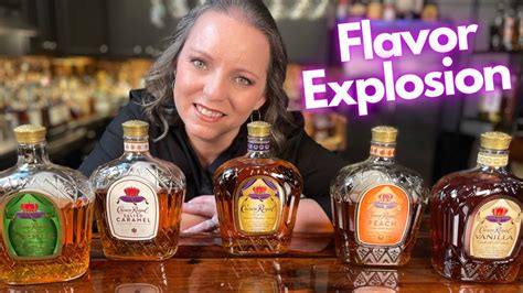 Full CROWN ROYAL Flavored Whiskey Line Up YouTube