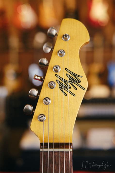 Pre Order Mario Martin Model T Electric Guitar Relicd Nicotine Blonde Finish LA Vintage