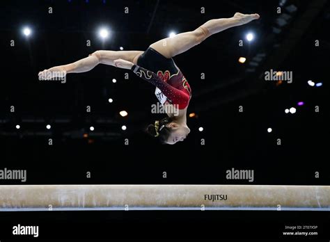 Antwerp Belgium 4th Oct 2023 Zhou Yaqin Of China Competes On The