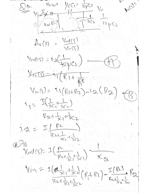 SOLUTION: Electrical network analysis paper solution - Studypool