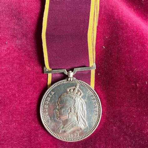 Empress of India Medal, 1877, large, silver, a good example ...