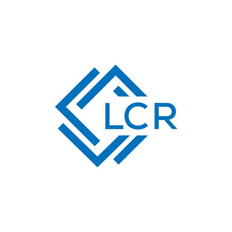 LCR letter logo design on white background. LCR creative circle letter ...