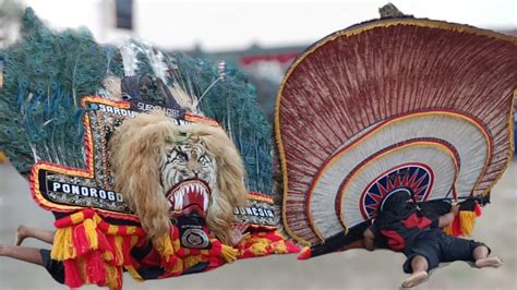 Ngeri Lurr Aksi Beringasan Pembarong Handal Reog Ponorogo Mainkan Dadak