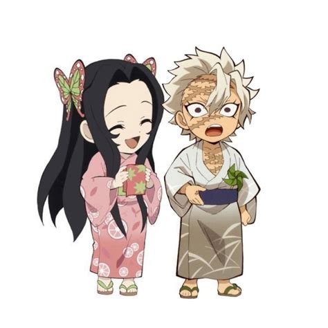 Kanae & sanemi | Anime chibi, Chibi, Slayer anime