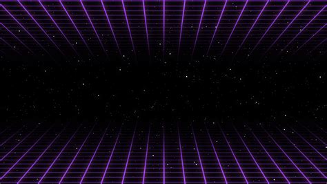 Retro Sci Fi Background Futuristic Grid Landscape Of The 80s Synthwave