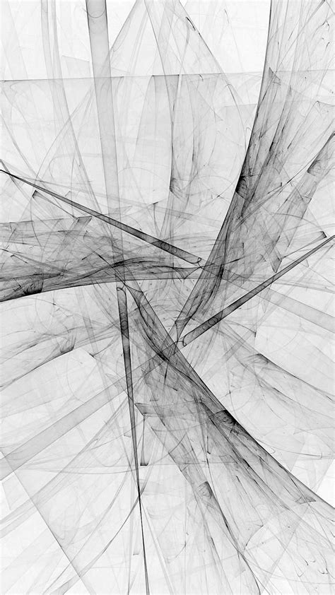 Abstract Black and White Triangle Art Wallpaper for iPhone 6