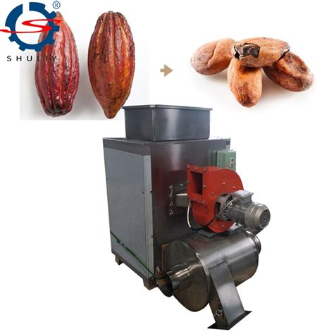 Cocoa Beans Peeling Coffee Bean Huller Skin Removing Machine Cocoa