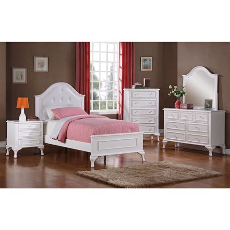 Rent To Own Elements International 6 Piece Jesse Full Panel Bedroom Set