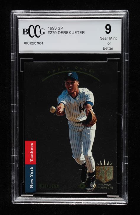 Derek Jeter 1993 Sp 279 Foil Rc Bccg 9 Pristine Auction