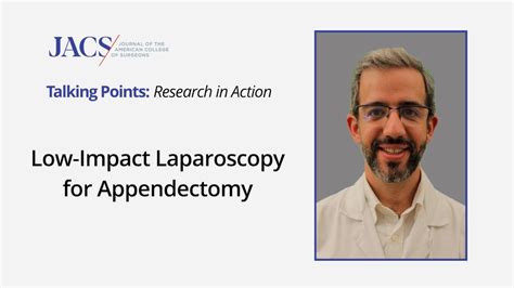 Low Impact Laparoscopy For Appendectomy YouTube