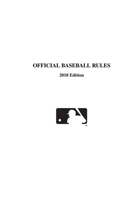 USA Baseball - 2018 Official Baseball Rules - Page 1 - Created with
