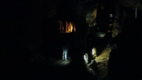 Caves, underground adventure, tourist 14287728 Stock Video at Vecteezy